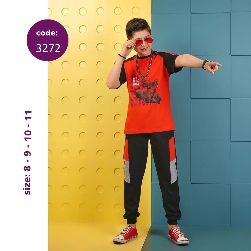 تیشرت و شلوار طرح موتور